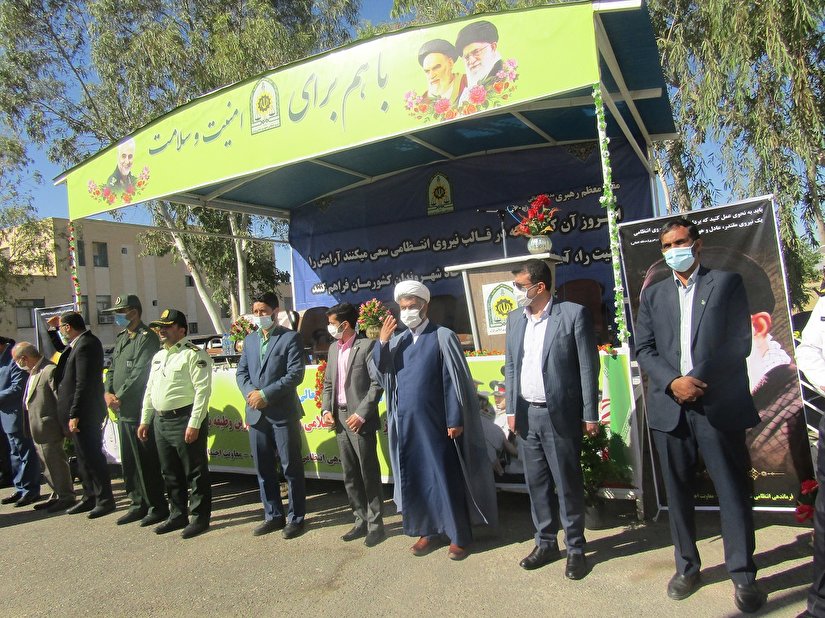 تجلیل از پنج نفر از پیشکسوتان نظم و امنیت در جیرفت