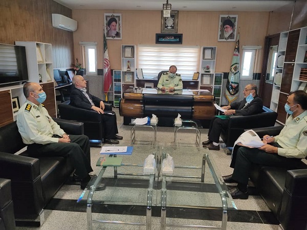 دیدار رئیس کانون بازنشستگان استان کردستان با فرمانده انتظامی استان