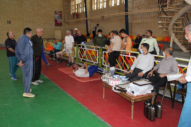 برگزاري مسابقه آمادگی جسمانی ویژه بازنشستگان سنندج