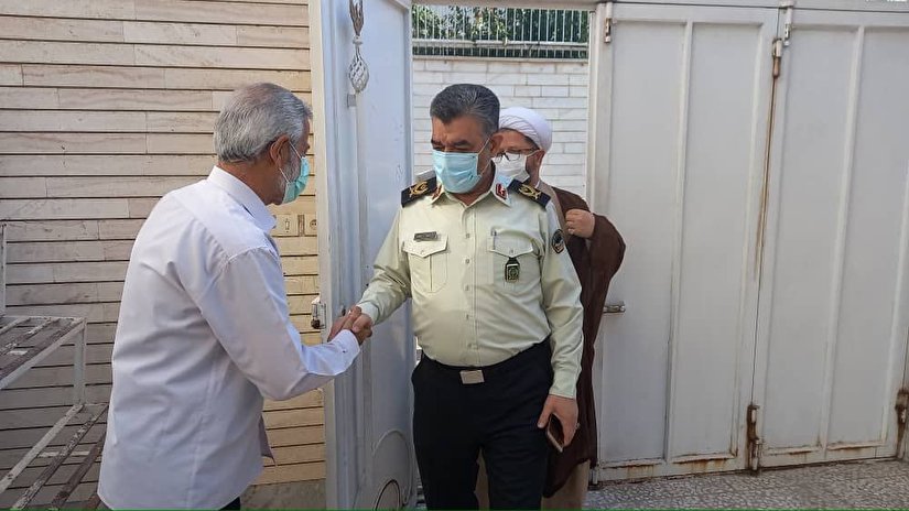 دیدار فرمانده انتظامی استان با پیشکسوت جناب سرهنگ محمد علی پیری