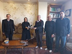دیدار رئیس کانون بازنشستگان انتظامی استان با خانواده پیشکسوت مرحوم محمود بهروان (نانوایی)