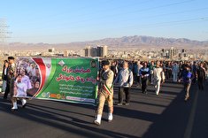 همایش بزرگ پیاده‌روی خانوادگی اعضای وابسته نیروهای مسلح استان خراسان جنوبی