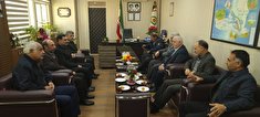 دیدار تعدادی از پیشکسوتان انتظامی با فرمانده جدید انتظامی شهرستان خرمدره