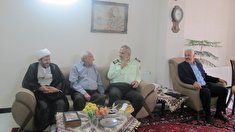 دیدار فرمانده انتظامی استان با ستوان سوم بازنشسته امان اله راستین