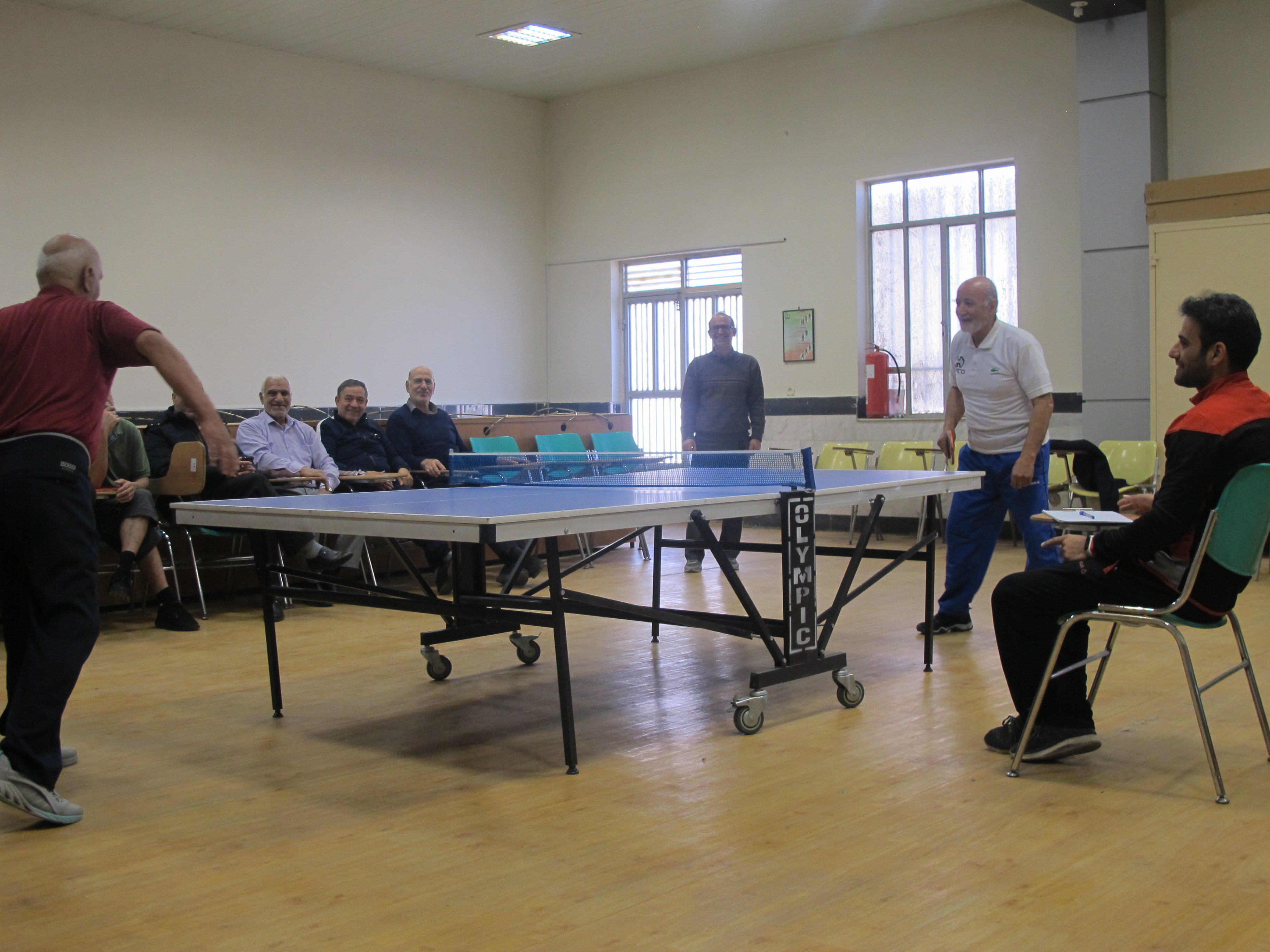 برگزاری مسابقه تنیس روی میز پیشکسوتان فراجا استان مرکزی