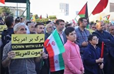 حضور پور شور پیشکسوتان انتظامی سمنان در راهپیمایی حمایت ازمردم وکودکان غزه