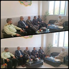 برگزاری جلسه با رئیس و معاون هماهنگ کننده عقیدتی سیاسی فرماندهی انتظامی تهران بزرگ