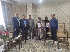 دیدار با خانواده دو نفر از پیشکسوتان فقید استان البرز