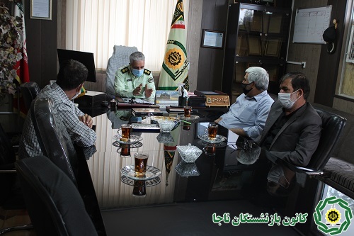 برگزاری جلسه با معاون آموزش فرمانده انتظامی شرق استان تهران