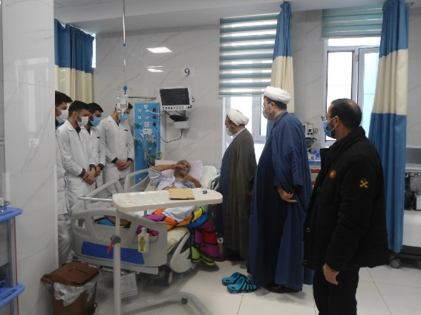 عیادت از بازنشسته عبدالرضا کرمی در بیمارستان امام سجاد (ع)