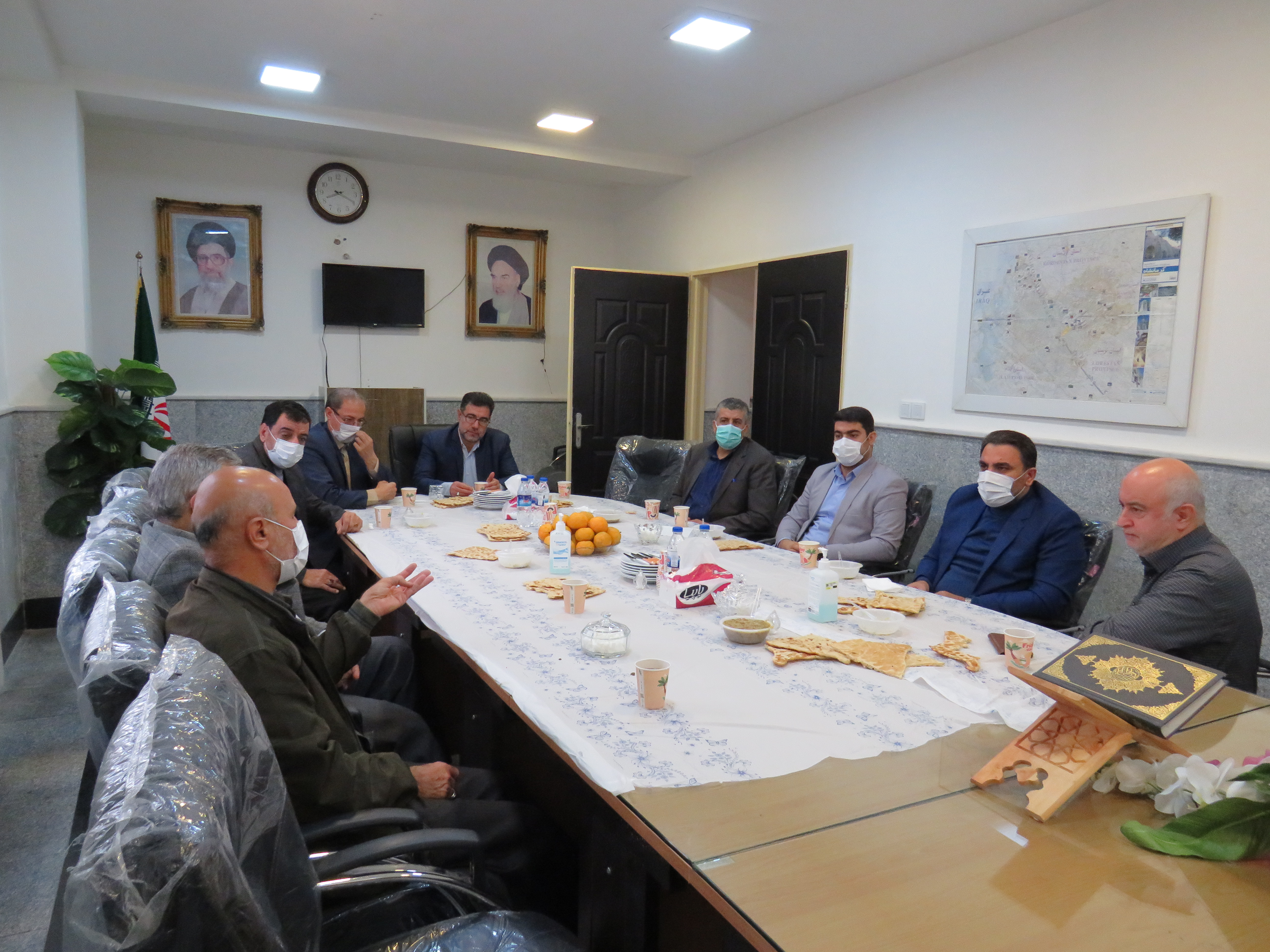 جلسه هم اندیشی با ریاست کانون بسیج پیشکسوتان سپاه پاسداران استان کرمانشاه