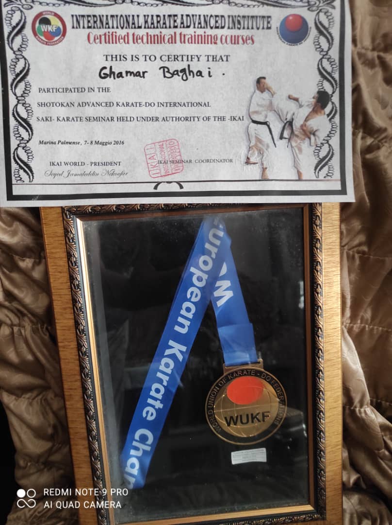 با تلاش و علاقه موفق به کسب مقام اول کاراته و شنای بانوان شدم.