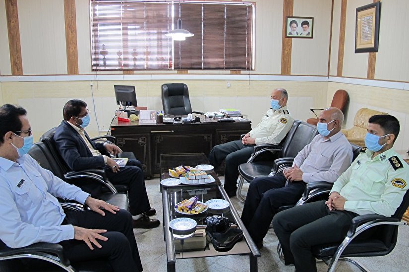 دیدار رئیس کانون هرمزگان با معاون نیروی انسانی فرماندهی انتظامی استان