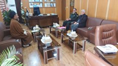 دیدار رئیس کانون با فرمانده انتظامی استان همدان