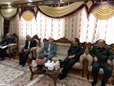 دیدار فرمانده انتظامی استان اردبیل با سرتیپ دوم بازنشسته هوشنگ حسینی