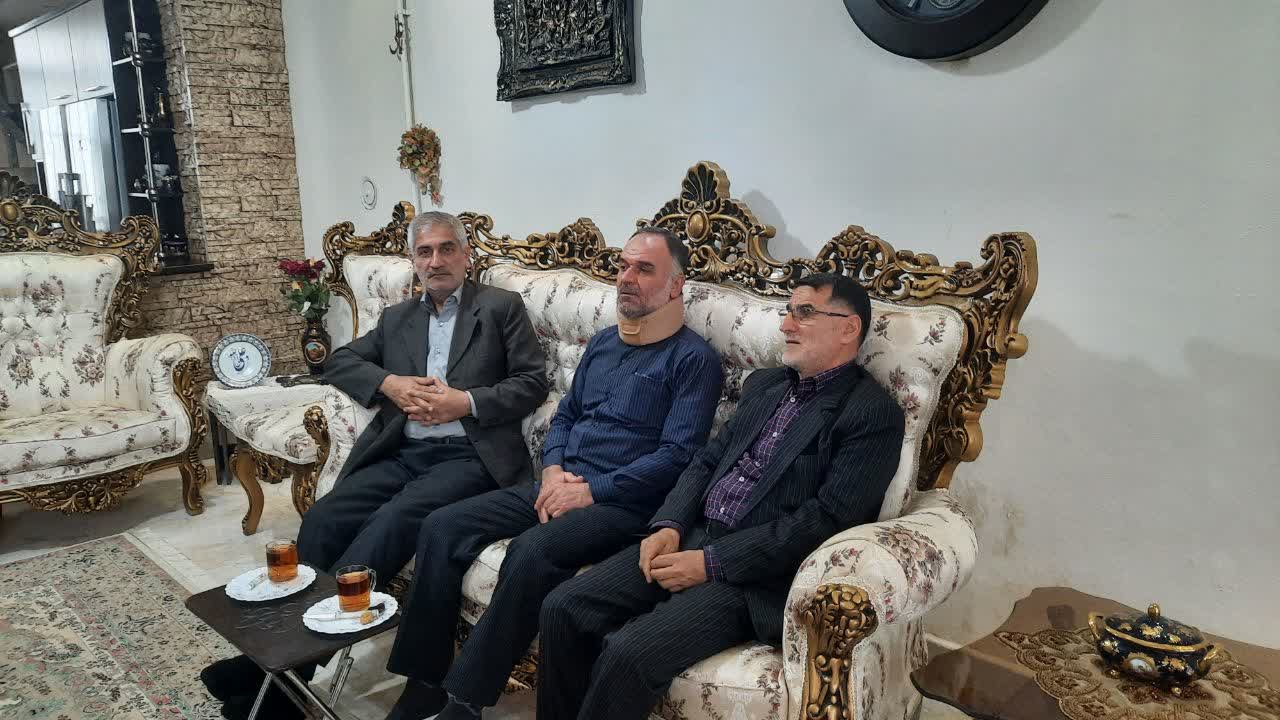 دیدار با پیشکسوت بازنشسته محمدحسین باقریان در شهرستان ساری