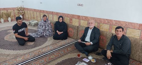 دیدار با مستمری بگیر خانم مرجان رشنوئی