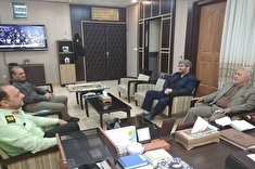 دیدار با فرمانده انتظامی استان قزوین
