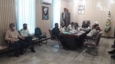 جلسه قراگاه تابان فرماندهی انتظامی شهرستان کهگیلویه برگزار شد