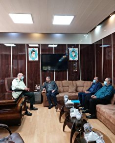 برگزاری جلسه رئیس کانون انتظامی مازندران با فرمانده انتظامی استان مازندران