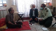 دیدار فرمانده انتظامی استان گلستان با بازنشسته سیدعلی اصغر قابلی