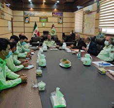 تشکیل اولین جلسه قرارگاه تابان فرماندهی انتظامی استان س و ب