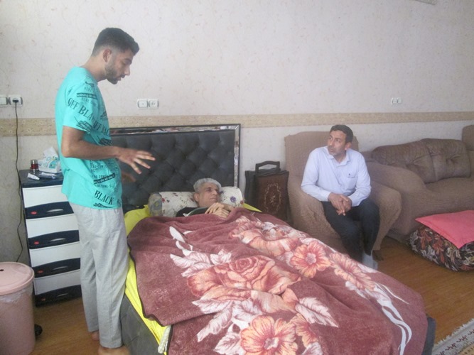 دیدار با 4بازنشسته بیمار در شهرستان ورامین