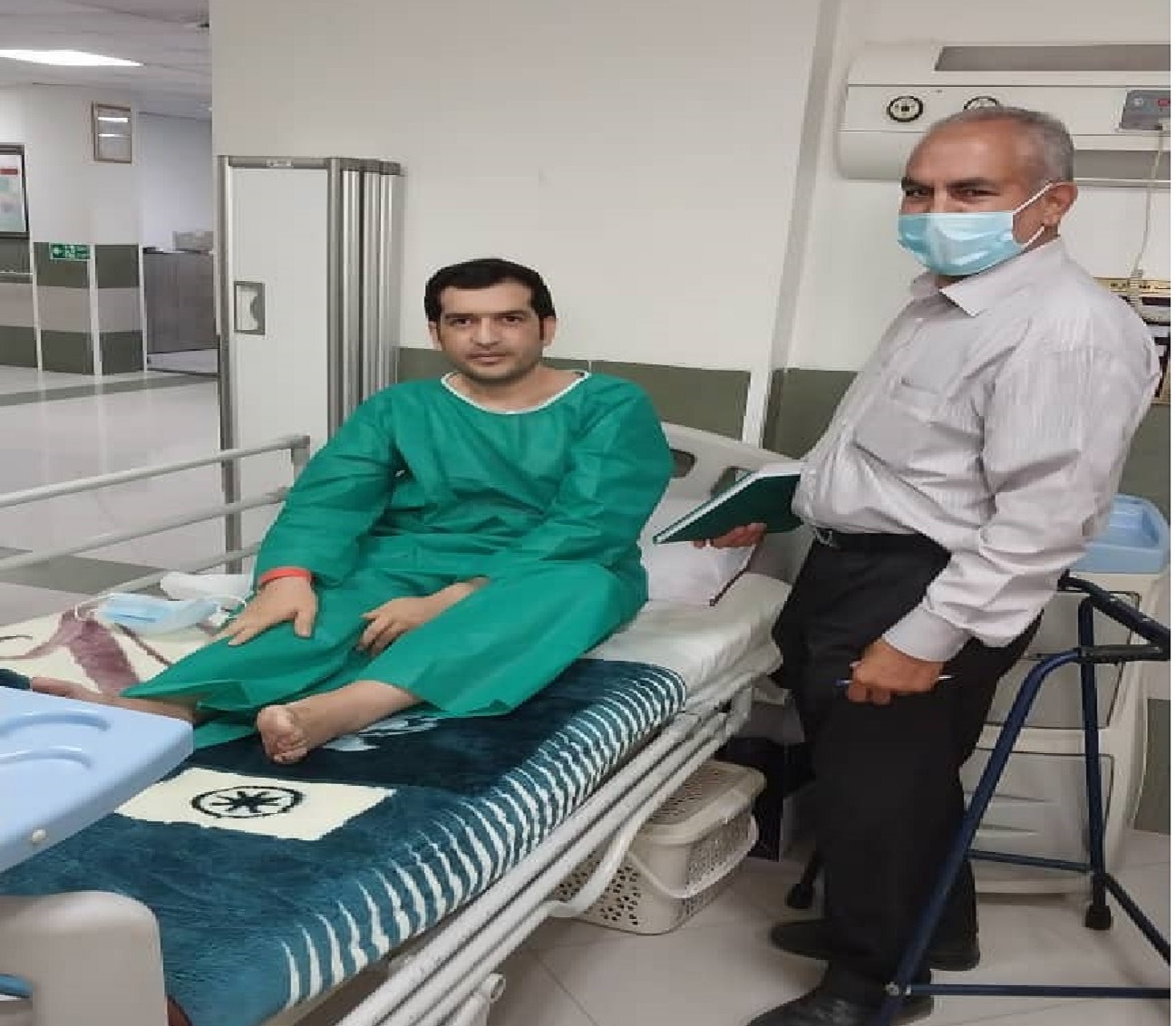 عیادت از تعداد 32 نفر از بازنشستگان و مستمری بگیران در بیمارستان سیدالشهدا شهر کرمان