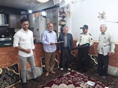 دیدار رییس کانون انتظامی استان بوشهر با ۷نفر از اعضا وابسته در شهر شبانکاره