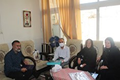 تکریم و دلجویی از خانواده بازنشسته متوفی حسین محمودی