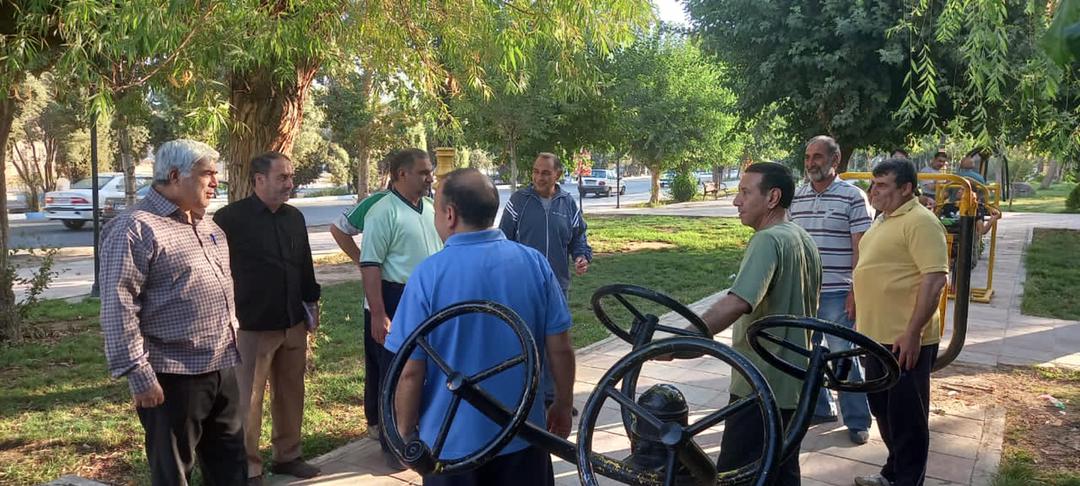 برگزاری ورزش صبحگاهی در شهرستان ورامین