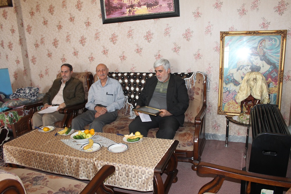 دیدار با ۳ بازنشسته در شهرستان ورامین
