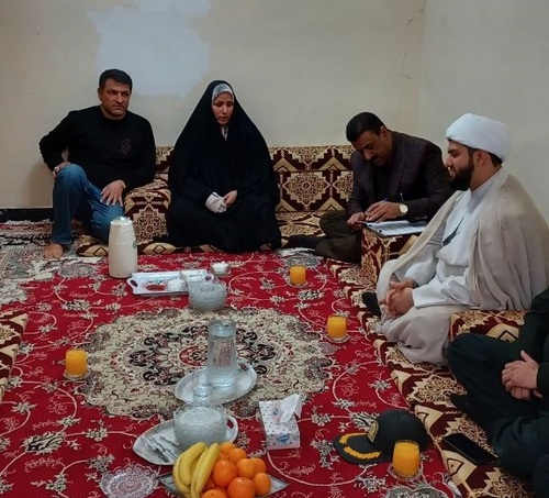 دیدار و دلجویی از 8 تن از بازنشستگان و میتمری بیگران شهرستان دشت آزادگان