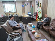 نشست با رئیس عقیدتی، سیاسی مرزبانی استان بوشهر