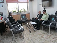 نشست با معاون نیروی انسانی فرماندهی انتظامی استان بوشهر