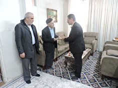 دیدار رئیس کانون استان قم با جناب آقای سیف اله حسنی پناه