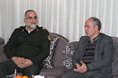 دیدار فرمانده انتظامی استان قم با پیشکسوت جناب آقای علی اصغر بنائیان