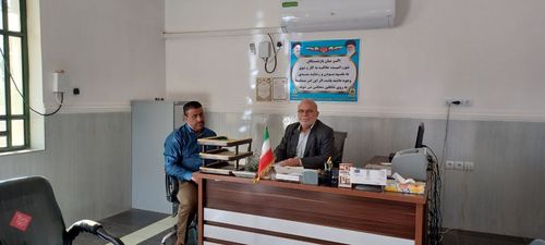 بازدید رئیس کانون استان از دفتر نمایندگی کانون شهرستان دشت آزادگان