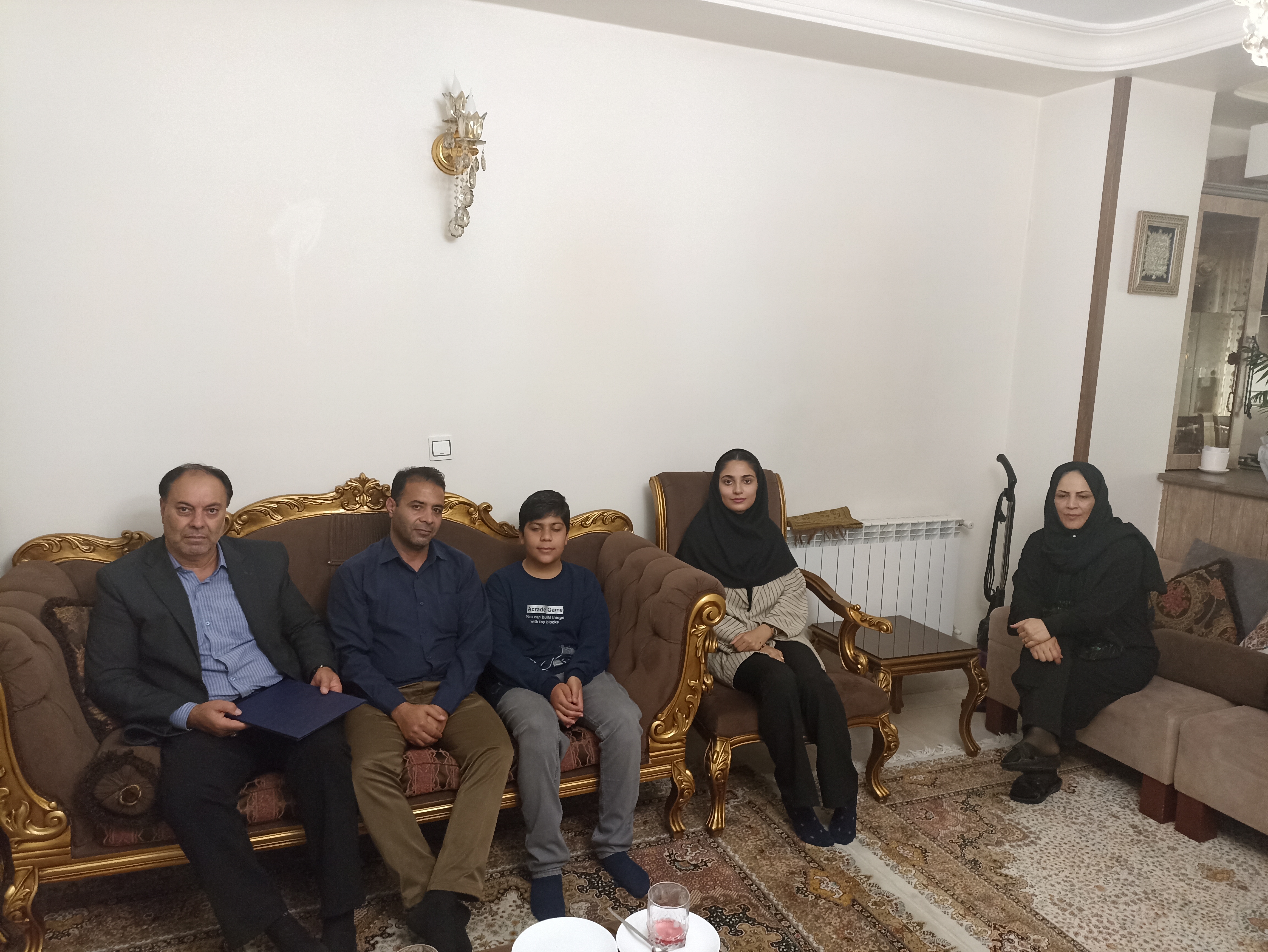 در سالروز تولد حضرت فاطمه معصومه(س) و به مناسبت روز دختر دیدار با خانواده پیشکسوت فقید مرحوم سید غلامرضا موسی راد