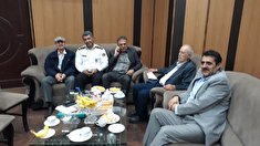 برگزاری جلسه تعاملی با رییس راهور شهرستان چالوس