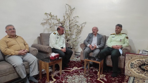 دیدار فرمانده انتظامی شهرستان ایذه با بازنشسته