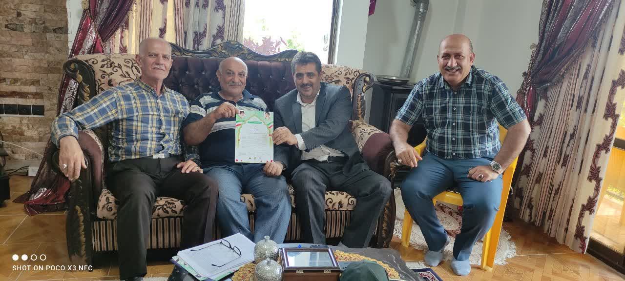 دیدار با بازنشسته کامران صادقی در شهرستان چالوس