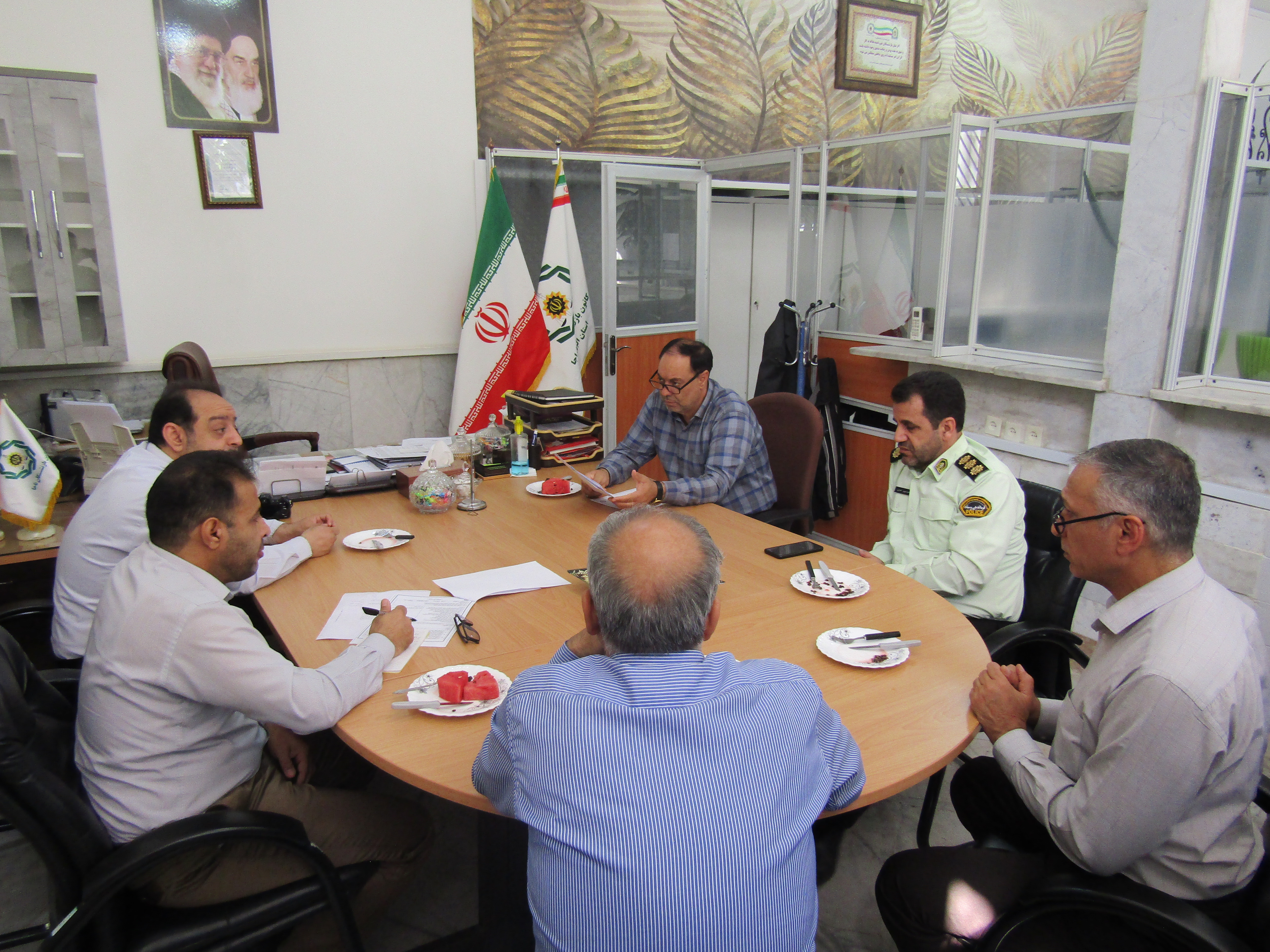 جلسه تعامل و هماهنگی با معاون نیروی انسانی فرماندهی استان البرز