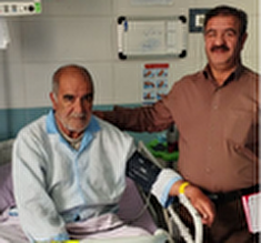 عیادت از ۶ نفربازنشسته بستری در بیمارستان الغدیر تبریز