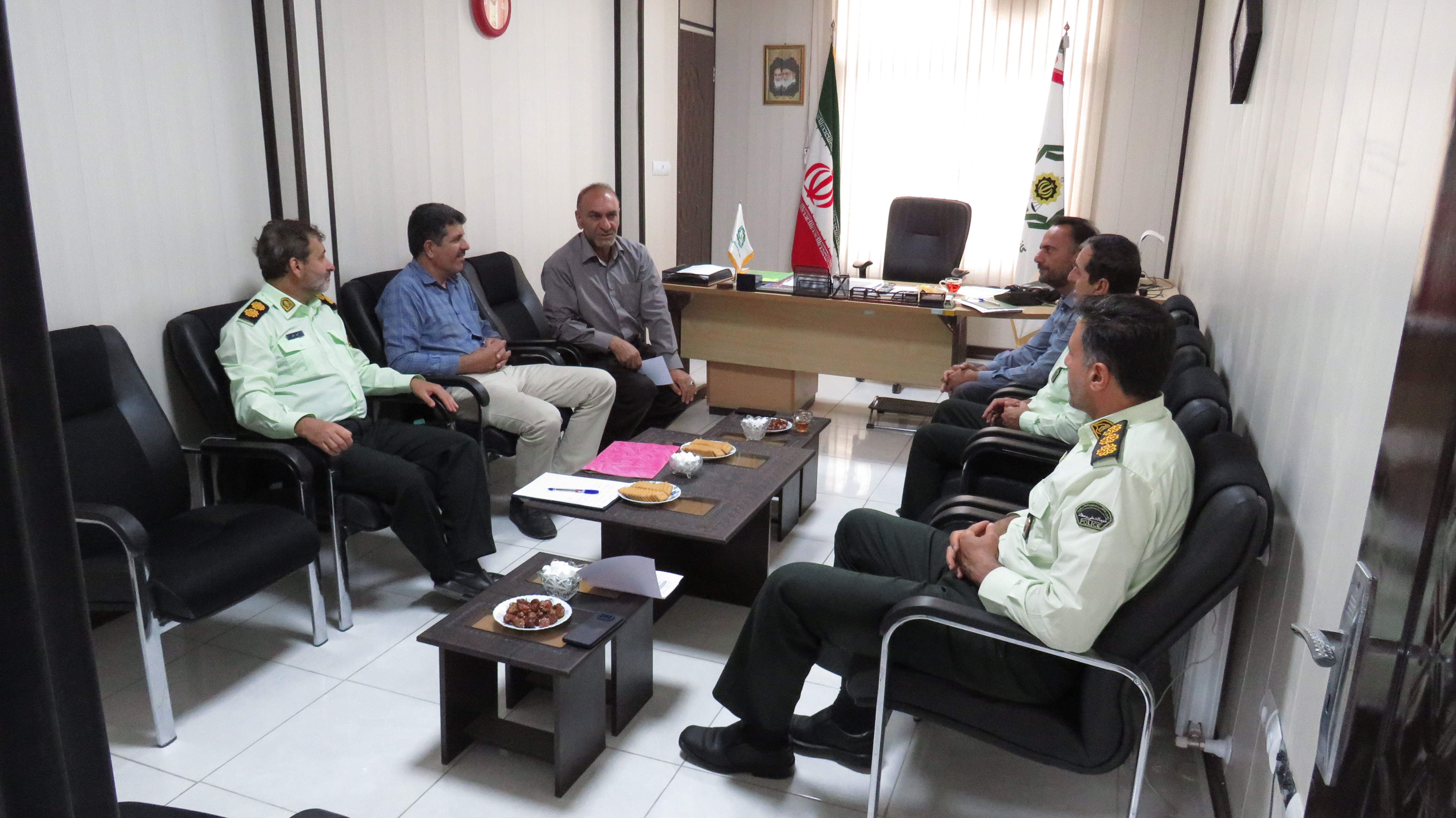 برگزاری جلسه با معاونت آموزش فرماندهی انتظامی استان