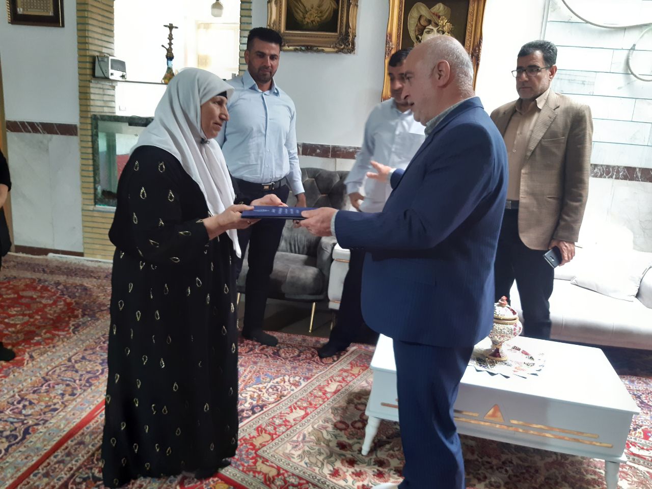 دیدار با مستمری بگیران ملوک قاسمی وخزاله فتحی