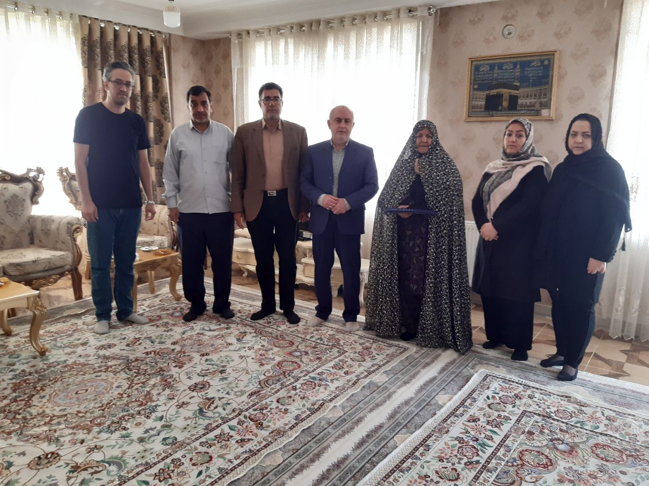 دیدار با مستمری بگیران ملوک قاسمی وخزاله فتحی