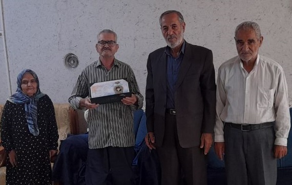 دیدار با پنج بازنشسته در شهرستان ساوه