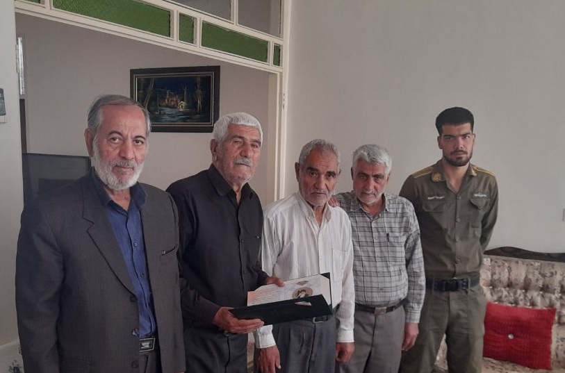 دیدار با پنج بازنشسته در شهرستان ساوه