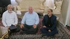 دیدار رئیس کانون استان قم با پیشکسوت آقای حبیب اله رمضانی